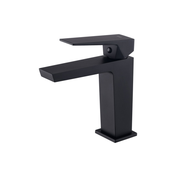 Grifo-monomando-lavabo-rain-negro