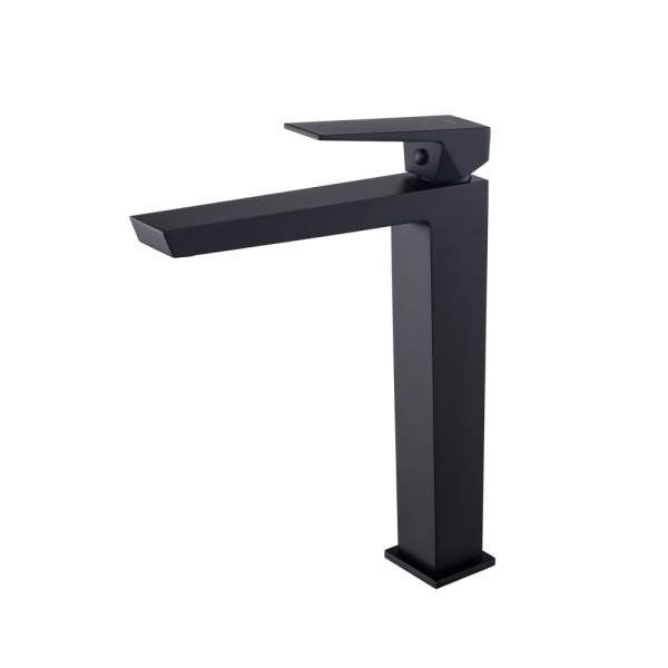 Grifo-monomando-lavabo-alto-Rain-Negro